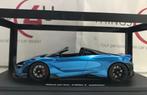 GT Spirit 1:18 McLaren 765 LT Spider 2021 blauw metallic, Hobby en Vrije tijd, Modelauto's | 1:18, Nieuw, Overige merken, Ophalen of Verzenden