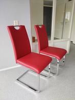 Eetkamerstoel rood Nieuw, Huis en Inrichting, Stoelen, Ophalen, Nieuw, Rood, Twee