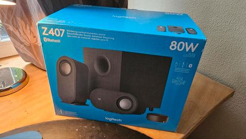 Logitech Z407 Bluetooth-speakers met subwoofer en draadloze, Computers en Software, Pc speakers, Zo goed als nieuw, Audiokanaal 2.1