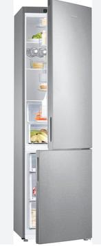 Samsung RB37J501MSL koel-vriescombinatie, Ophalen, 200 liter of meer, Met aparte vriezer, 160 cm of meer
