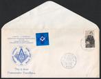 Duitsland (34) - American-Canadian Grand Lodge blauwe zegel, Postzegels en Munten, Verzenden, Envelop