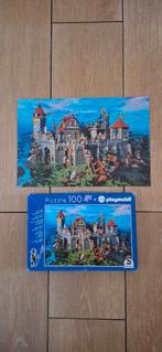 Puzzel kasteel, Schmidt, playmobil, 100 stukjes, Kinderen en Baby's, Speelgoed | Kinderpuzzels, Ophalen of Verzenden, Meer dan 50 stukjes