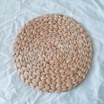 Rieten placemats rond, onderbord, bruiloft decoratie huren, Ophalen, Zo goed als nieuw, Geboorte of Huwelijk