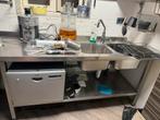 RVS Spoelbak met Onderkast, Ophalen of Verzenden, Gebruikt