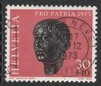 Zwitserland 1973 997 Pro Patria 30c, Gest, Postzegels en Munten, Postzegels | Europa | Zwitserland, Ophalen of Verzenden, Gestempeld