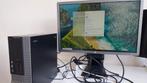 Dell Optiplex 7010, 16Gb Intel I5-3470 @3.2, 128 SSD, 24'HP, Ophalen, Gebruikt, DDR4, Desktop