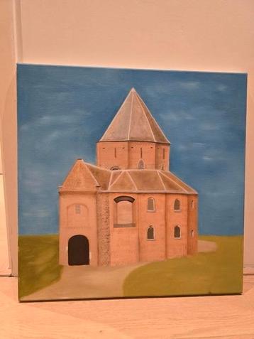 Twee schilderijen zonder lijst beschikbaar voor biedingen