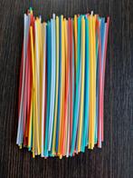Kleurrijke Plastic Rietjes - Knutselmateriaal, Ophalen of Verzenden, Zo goed als nieuw