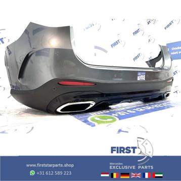 W254 GLC AMG ACHTERBUMPER DONKERGRIJS COMPLEET + DIFFUSER OR beschikbaar voor biedingen