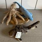 Blauwe haai luipaardhaai en octopus knuffel pluche WNF, Kinderen en Baby's, Speelgoed | Knuffels en Pluche, Ophalen of Verzenden