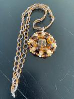 Handgemaakte kralenketting vintage, Sieraden, Tassen en Uiterlijk, Kettingen, Ophalen of Verzenden, Zo goed als nieuw, Overige materialen