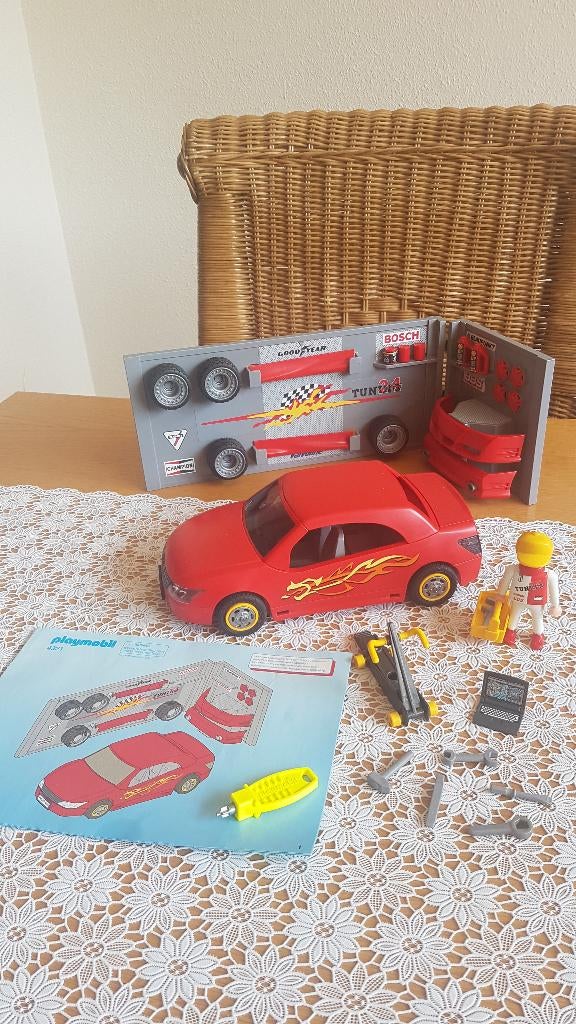 playmobil 4321auto garage, Ophalen of Verzenden, Gebruikt