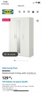 Brimnes Closet, Huis en Inrichting, Kasten | Kledingkasten, Ophalen, 100 tot 150 cm, Met hangruimte, 150 tot 200 cm