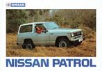 Folder Nissan Patrol (Engelse uitgave - 1984), Ophalen of Verzenden, Gelezen, Nissan
