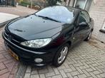 Peugeot 206 1.6 16V CC Roland Garros AUT* NAP * Leer *Cabrio, Auto's, Peugeot, 4 cilinders, Cabriolet, 4 stoelen, Zwart