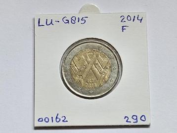 2-euromunt Frankrijk (F) 2014 Herdenking LU-G815 beschikbaar voor biedingen
