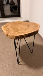 Boomstam salontafel/bijzettafel boomschors, Minder dan 55 cm, Gebruikt, Landelijk, rustiek, modern, Overige vormen