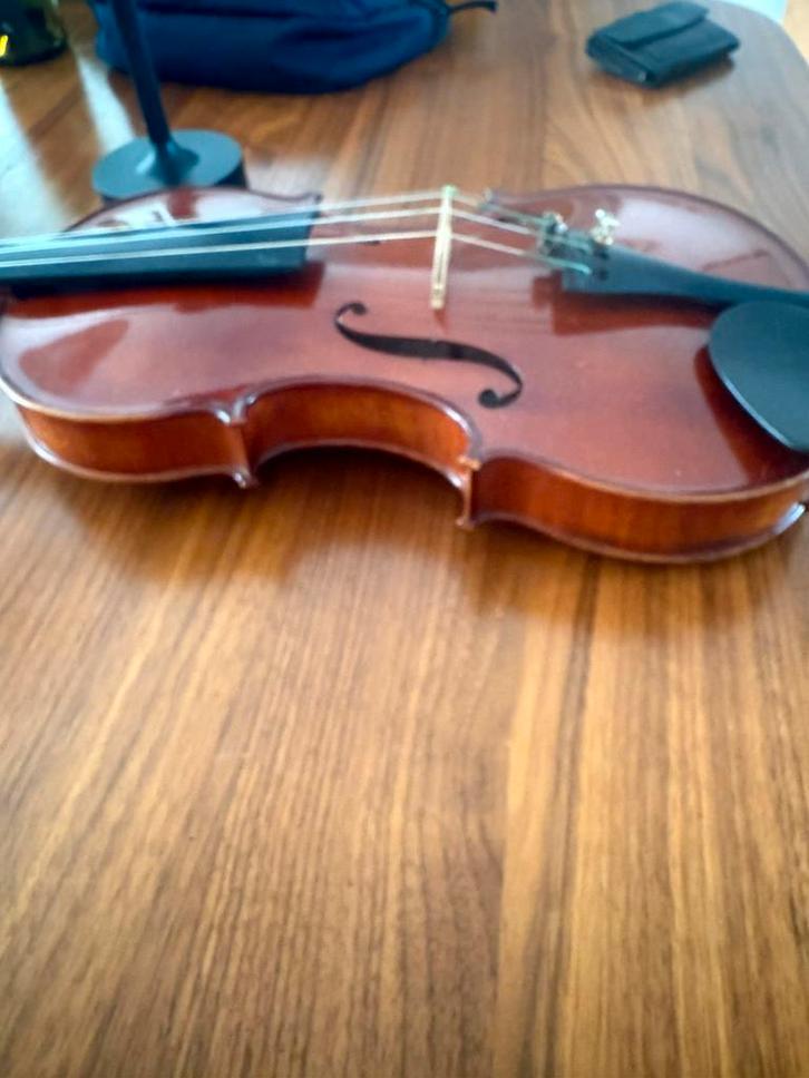 Viool Gustave Villaume 1944, Muziek en Instrumenten, Strijkinstrumenten | Violen en Altviolen, Gebruikt, Viool, 4/4-viool, Met koffer