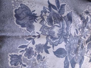 Dralon polyester deken XL 210 x 230 blauw wit beschikbaar voor biedingen
