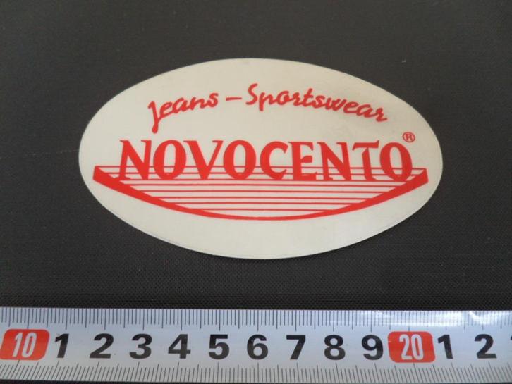 sticker transparant Jeans Sportswear  NOVOCENTO, Verzamelen, Stickers, Zo goed als nieuw, Ophalen