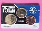 Coincard 75 Jaar Nato 1949--2024, Postzegels en Munten, Ophalen of Verzenden, Euro's, Losse munt