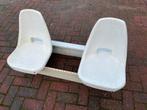 Bankje tweezits, Tuin en Terras, Ophalen, Gebruikt, Kunststof