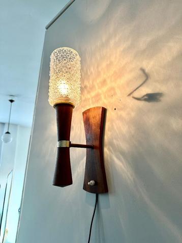 Midcentury wandlamp, vintage design Deense lamp beschikbaar voor biedingen