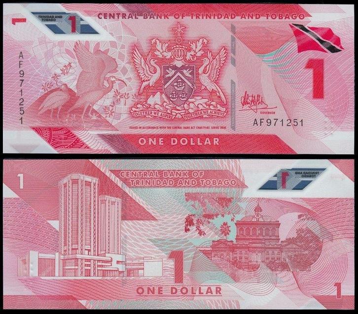 Trinidad and Tobago 2020, 3 nieuwe Polymeer biljetten (UNC), Postzegels en Munten, Bankbiljetten | Amerika, Setje, Zuid-Amerika
