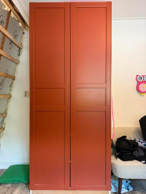 IKEA PAX garderobekast met Flisberget deuren, Huis en Inrichting, Kasten | Kledingkasten, Gebruikt, 200 cm of meer, 50 tot 100 cm