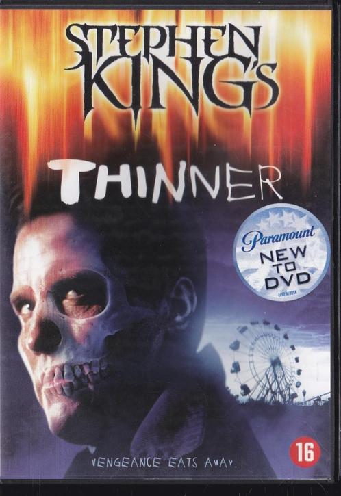 Thinner (Stephen King) ֎ Robert John Burke, Joe Mantegna, Cd's en Dvd's, Dvd's | Horror, Zo goed als nieuw, Overige genres, Vanaf 16 jaar