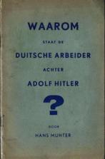Waarom staat de duitsche arbeider achter Adolf Hitler-Munter, Boeken, Gelezen, Verzenden, Europa, Maatschappij en Samenleving