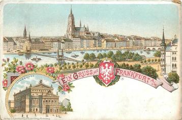 (379-014-001) Frankfurt a M Litho beschikbaar voor biedingen