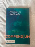 Personen- en familierecht compendium, Ophalen of Verzenden, Gamma, Zo goed als nieuw, HBO