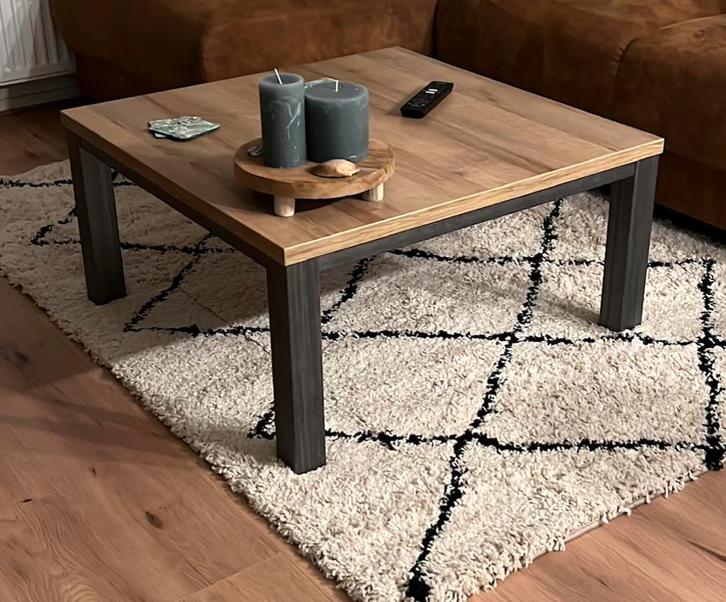 TEAB Salontafel Finn, Huis en Inrichting, Tafels | Salontafels, Gebruikt, Minder dan 50 cm, 50 tot 100 cm, 100 tot 150 cm, Vierkant