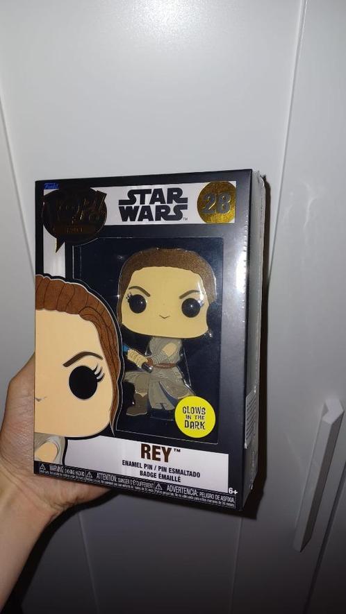Star wars pop pin | nr. 28 Rey, Verzamelen, Poppetjes en Figuurtjes, Nieuw, Verzenden