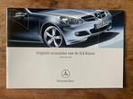 Folder brochure Mercedes-Benz SLK R171 Accessoires 2004, Nieuw, Ophalen of Verzenden, Mercedes-Benz, Mercedes