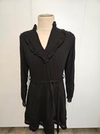 Revelation zwarte jurk - Maat XS, Verzenden, Zwart, Zo goed als nieuw, Knielengte