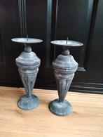 Mooie stoere set kaarsen standaards(gerestyled), Overige materialen, 25 tot 50 cm, Nieuw, Ophalen of Verzenden