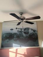 Plafondventilator zilver/zwart, Ophalen, Gebruikt, Plafondventilator