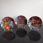 3 borden Arte en Casa kunstenaar Alfredo Sosa Bravo, Antiek en Kunst, Antiek | Keramiek en Aardewerk, Ophalen of Verzenden