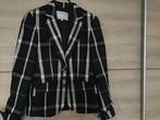 Blazer donkerblauwe ruit maat 38, Ophalen of Verzenden, Zo goed als nieuw, Maat 38/40 (M), Blauw