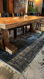 Grote houten tafel, Huis en Inrichting, Tafels | Eettafels, 200 cm of meer, 50 tot 100 cm, Gebruikt, Rechthoekig
