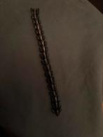 Stoere RVS Armband - 21cm, Ophalen of Verzenden, Nieuw, Zwart, Staal