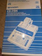 Sharp CS-2194 Rekenmachine - Vintage, Ophalen of Verzenden, Sharp
