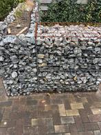 Gratis! Schanskorf met Ardenner breuksteen, Tuin en Terras, Bielzen en Borders, Ophalen, Gebruikt, 100 tot 200 cm, 25 cm of meer