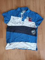 Desigual polo shirt maat M blauw wit heren mannen jongens, Gedragen, Blauw, Maat 48/50 (M), Ophalen of Verzenden