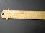 Ciceromaatlat Meetlat Typografisch Typometer met didotpunten, Antiek en Kunst, Ophalen of Verzenden
