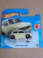 Hot Wheels Custom '70 Honda N600 crème nieuw in verpakking, Hobby en Vrije tijd, Modelauto's | Overige schalen, Ophalen of Verzenden