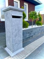 Natuursteen brievenbus - NIEUW - model 001, Tuin en Terras, Brievenbussen, Ophalen of Verzenden, Nieuw, Hardsteen, Staande brievenbus