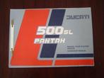 Ducati 500SL Pantah 1979/1980 motorcycle workshop manual, Ophalen of Verzenden, Ducati